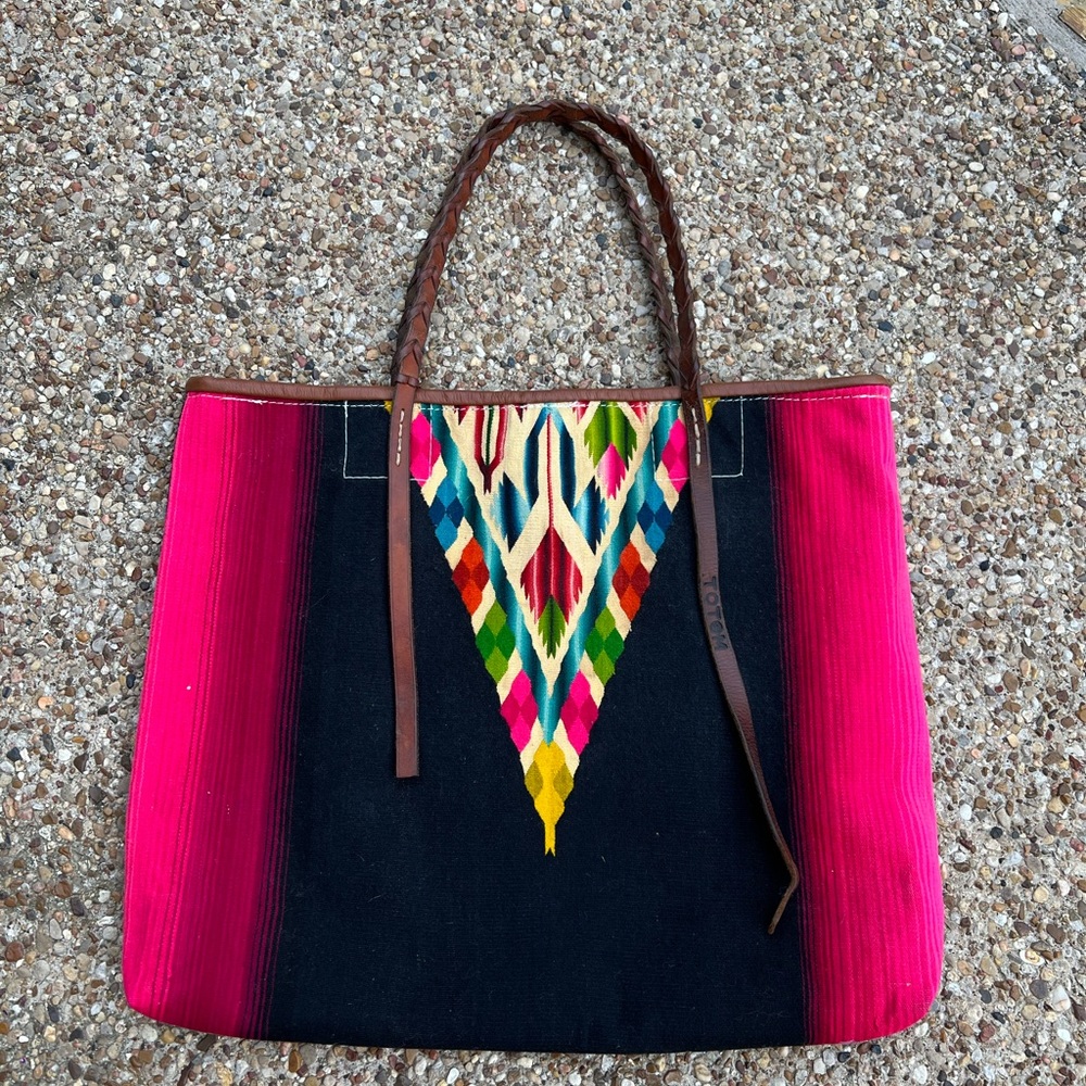 Totem Salvage Vintage Serape Tote